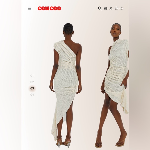 COU COO - PASU DRESS - RHINO TUSK - SIZE MEDIUM - Picture 4 of 6